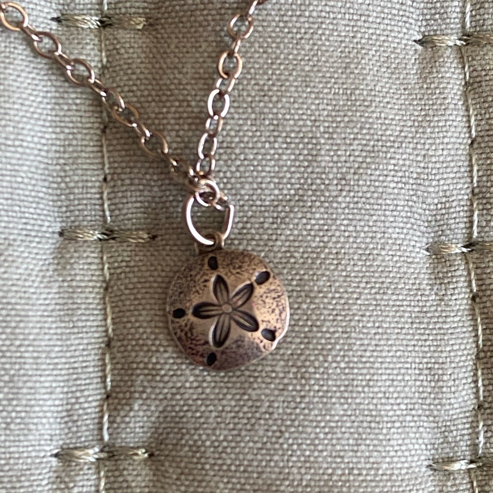 Sterling Silver Sand dollar necklace